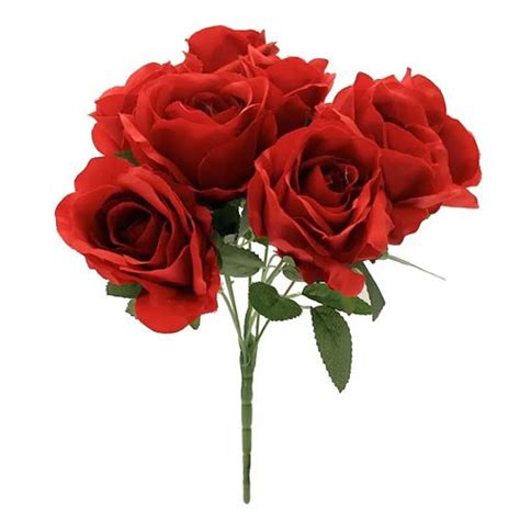 Artificial Red Rose Posy 40cm Wholesale Dutch Flowers And Florist