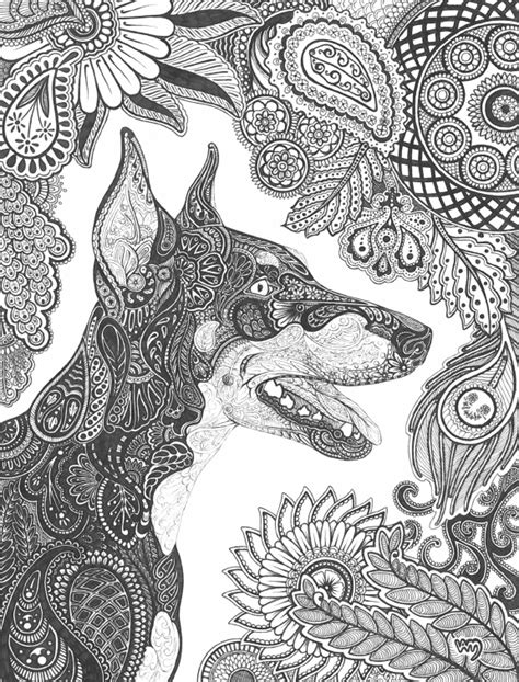 Download 175 funny dog coloring pages stock illustrations, vectors & clipart for free or amazingly low rates! Paisley Doberman Pinscher by Celerie on deviantART ...