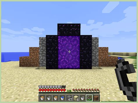 Como Criar Um Portal Para O Nether No Minecraft Wikihow