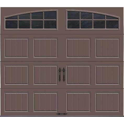 Clopay Gallery Collection 8 Ft X 7 Ft Intellicore Insulated Bronze