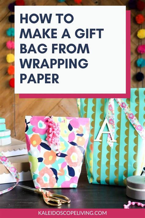 Using personalised wrapping paper, we made this fun, and nifty craft tutorial, which is perfect for anyone to take on. How to Make a Gift Bag from Wrapping Paper ...