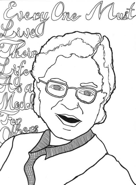 Coloring is a fun activity for children. Rosa Parks Coloring Page | Rosa parks, Coloring pages ...