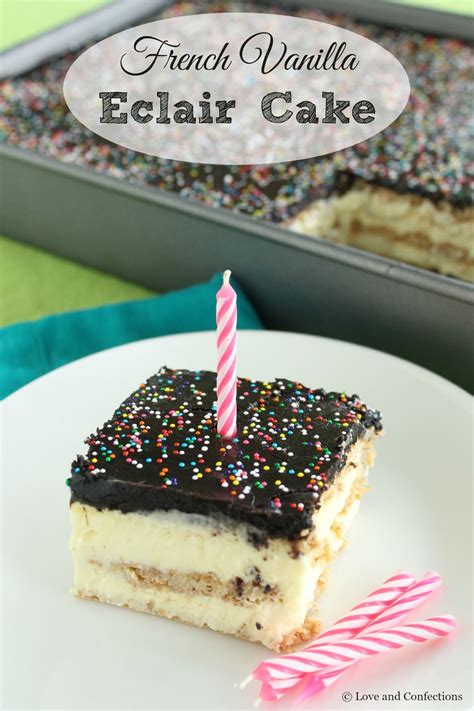 Maybe you would like to learn more about one of these? Love and Confections: French Vanilla Eclair Cake # ...