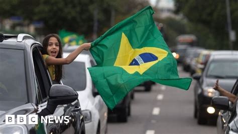Brazil Election Long Queues As Brazilians Vote In Divisive Poll Bbc News