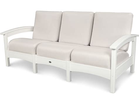 Trex® Outdoor Furniture™ Rockport Deep Seating Recycled Plastic Sofa Trxtxc71