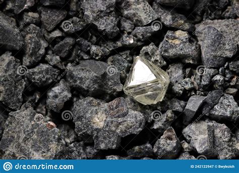 Diamond In Kimberlite Stock Image Image Of Geology 242122947