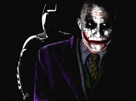 Batman And The Joker The Dark Knight Fan Art 23625899 Fanpop
