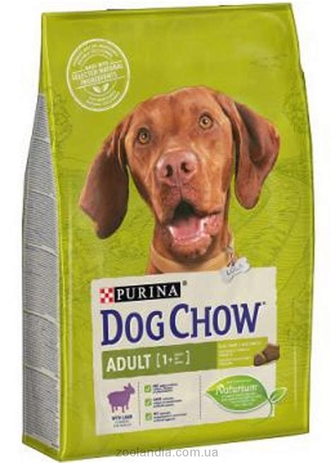 Dog Chow Дог Чау Adult Lamb Корм для взрослых собак с ягненком