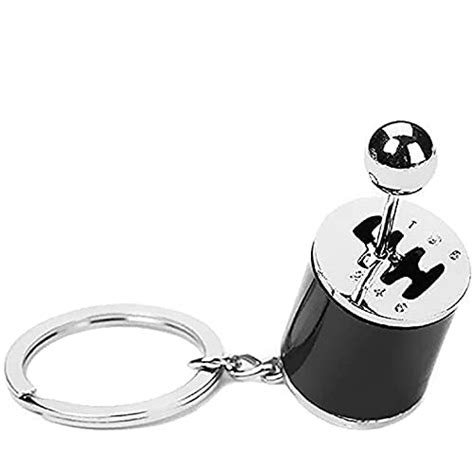 Sbzx Six Speed Manual Gearbox Keychain Stick Shift Keychain Car Stick Gear Shifter Fidget Toy