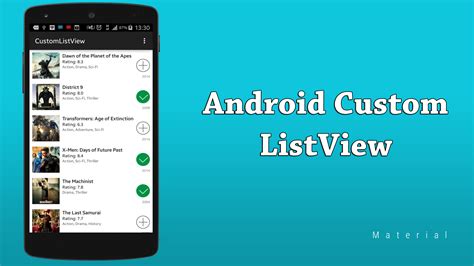 Android Custom Listview Example Android Studio Images