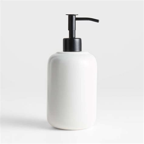 Chet Ceramic White Soap Dispenser Reviews Crate And Barrel