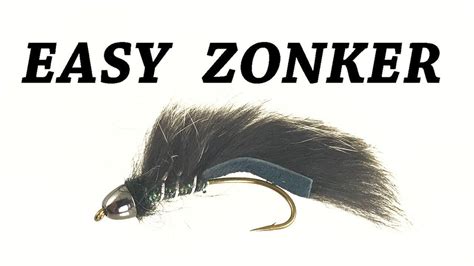 easy zonker fly pattern fly tying a streamer for trout and bass youtube fly tying fly