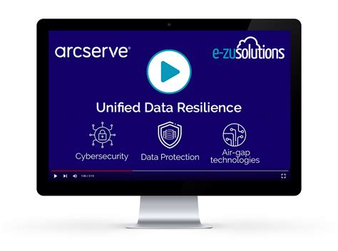 Arcserve Unified Data Resilience E Zu Solutions Ltd