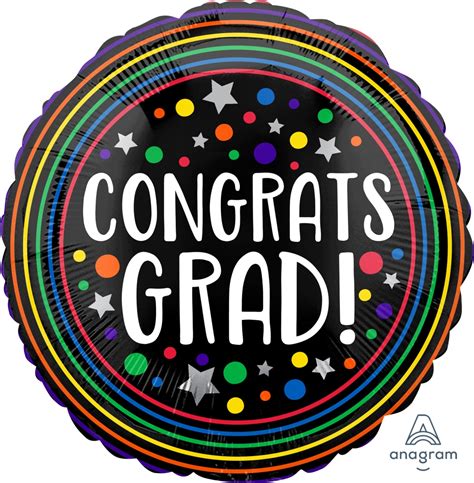 39347 Congrats Grad Colorful Circles 18