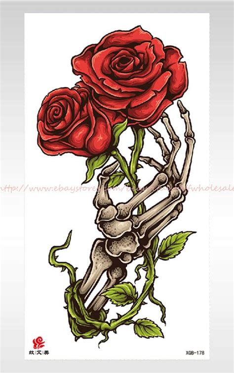 Discover More Than 85 Skeleton Hand Holding Rose Tattoo Best Ineteachers
