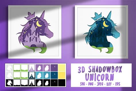 3D Layered Unicorn Svg - 578+ File Include SVG PNG EPS DXF - Free SVG