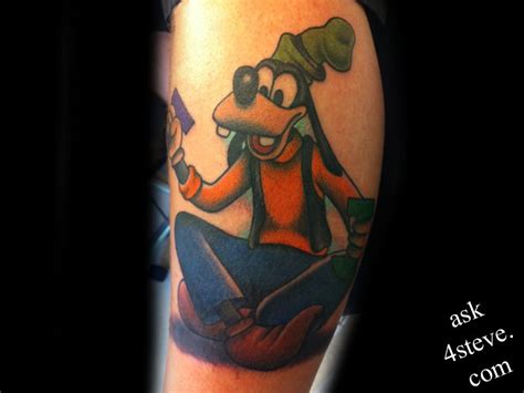 If you love jack russell terriers, you'll love these tattoos. goofy tat | disney tattoo | Pinterest