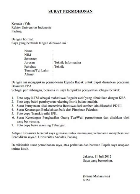 Baik nomor surat maupun perihal sangat penting untuk penyusunan arsip. Contoh Surat Permohonan di Universitas di 2019 | Nama