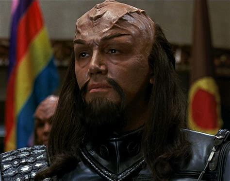 The Less Extreme Klingon Makeup Would Be Appropriate Especially For A