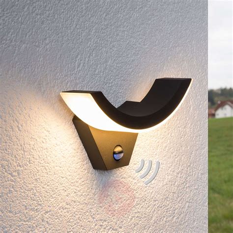 Led Outdoor Wall Light Half With Motion Detector Lights