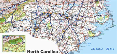 Western North Carolina County Map