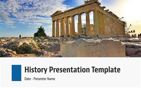 History Presentation Template Customizable