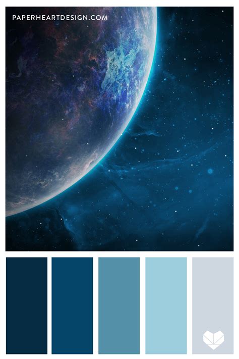 Color Palette Awesome Space — Paper Heart Design