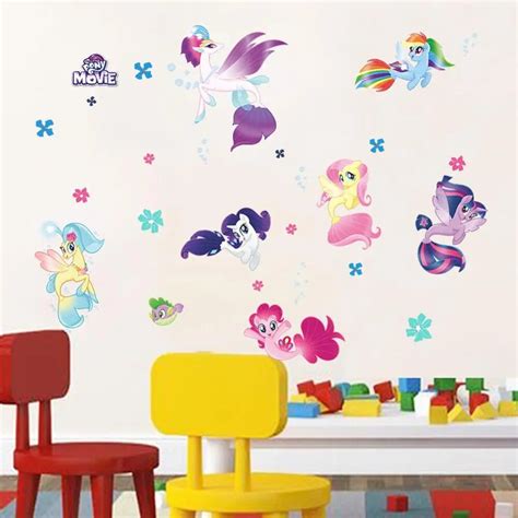 Unicorn Wall Sticker For Kids Room Decor Adhesives Pegatinas De Pared