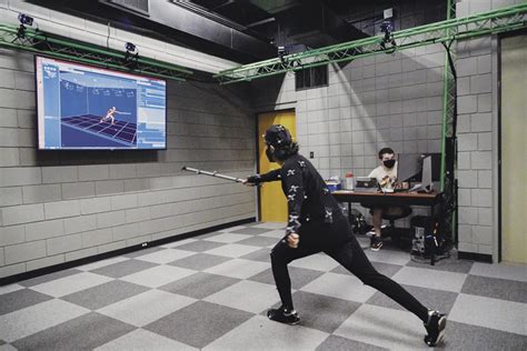 Students Begin Work With Motion Capture Room