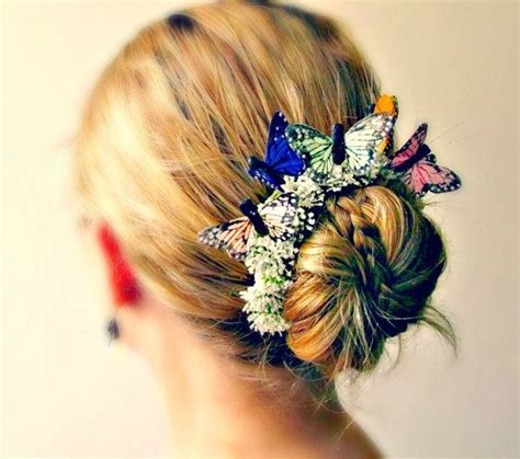 Butterfly Garden Bun Belt™ Flower Crown For Your Hair Bun By