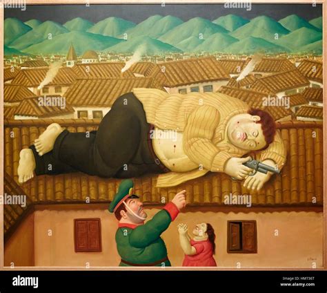 "Pablo Escobar mort', 2006, Fernando Botero, Museo de Antioquia