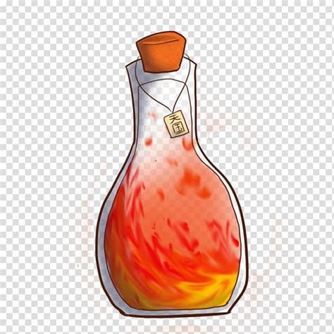 Potion Alchemy Poison Fire Potion Transparent Background PNG Clipart