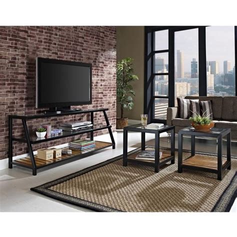 Metal And Wood Tv Stands Ideas On Foter Tv Stand Wood Outdoor