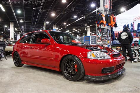 Red Ek Honda Civic Hatchback