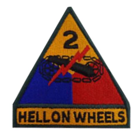 2nd Armored Division Patch Color