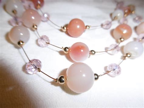 Halskette Kette Schmuck Nude Perlen Länge 42cm bis 50cm eBay