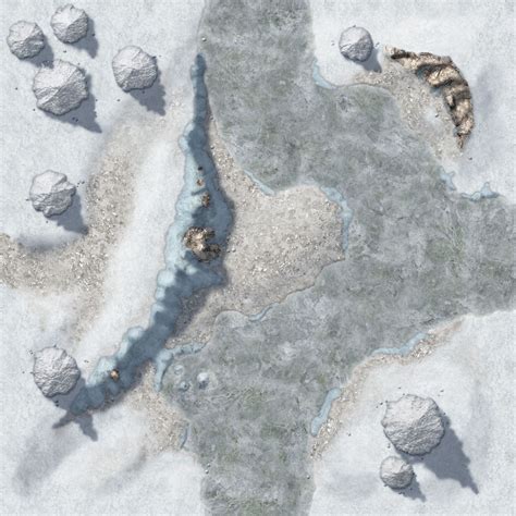 Winter Outpost Battlemaps Fantasy Map Dungeon Maps Tabletop Rpg Maps