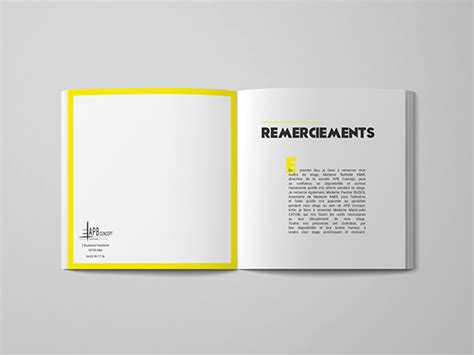 Rapport De Stage Behance