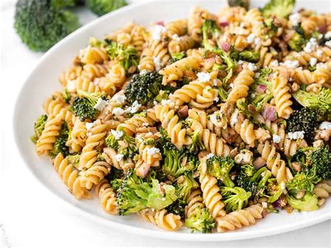 Broccoli Pasta Salad With Tomato Vinaigrette Recipe Cart