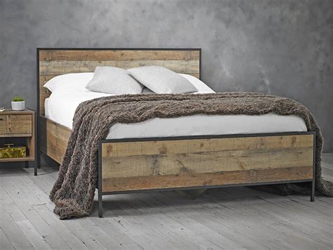 Lpd Hoxton Rustic 4ft6 Wooden Double Bed Frame Archers Sleepcentre