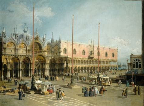 Piazza San Marco Canaletto Artwork On Useum