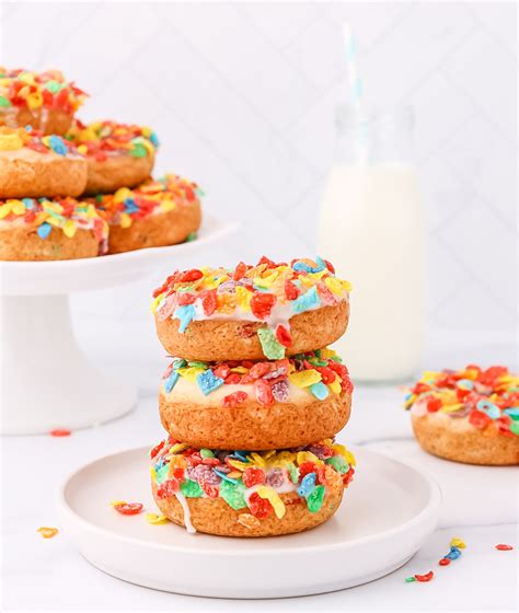 Fruity Pebble Donuts The Savory Cipolla