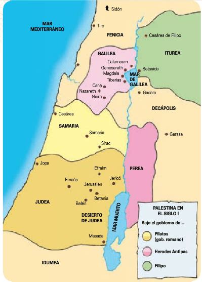 Palestina En Tiempos De Jesúsactividades Religión Católica