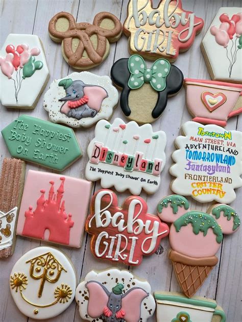 Disneyland Cookies Disney Baby Shower Disneyland Birthday Disney