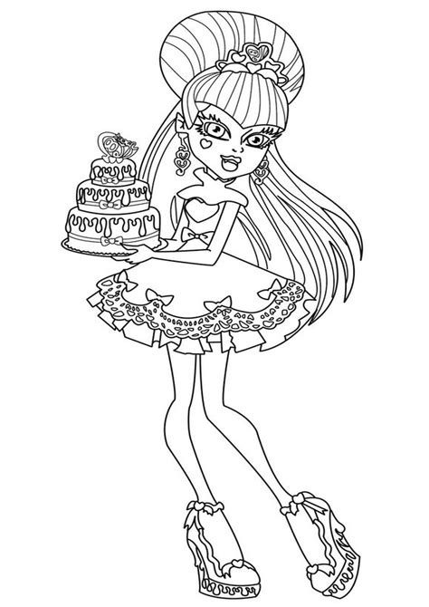 Wydrukuj malowanki online i pozwól dziecku przenieść się w świat baśni. Kolorowanki Monster High - Draculaura malowanka do wydruku ...