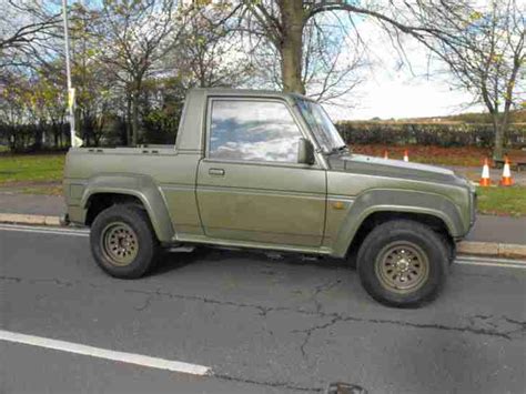We did not find results for: Daihatsu FOURTRAK TDX PICK UP SHOOTING FISHING GREEN ...