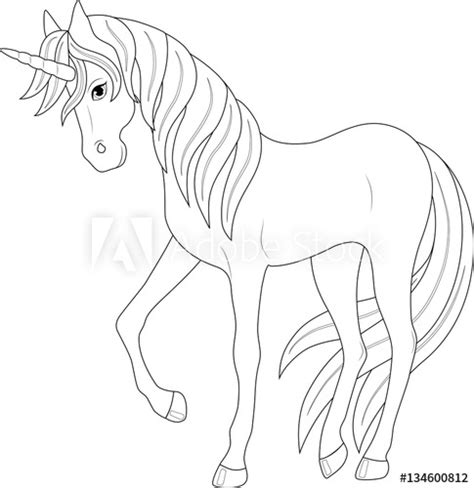 Unicorn pegasus coloring pages for kids 128 free printable. "cute fairy unicorn, coloring page" Stock image and ...