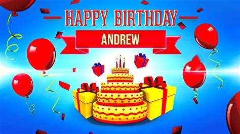Happy Birthday Andrew Youtube