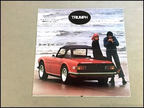 1973 Triumph Stag Tr6 Gt6 Spitfire Vintage Car Sales Brochure Catalog