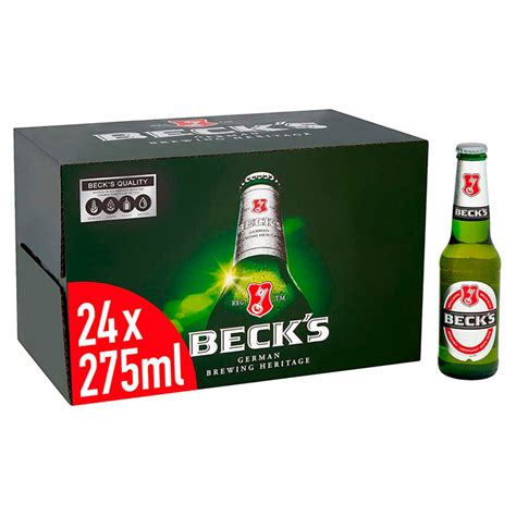 Becks Beer 24 X 275ml Best One
